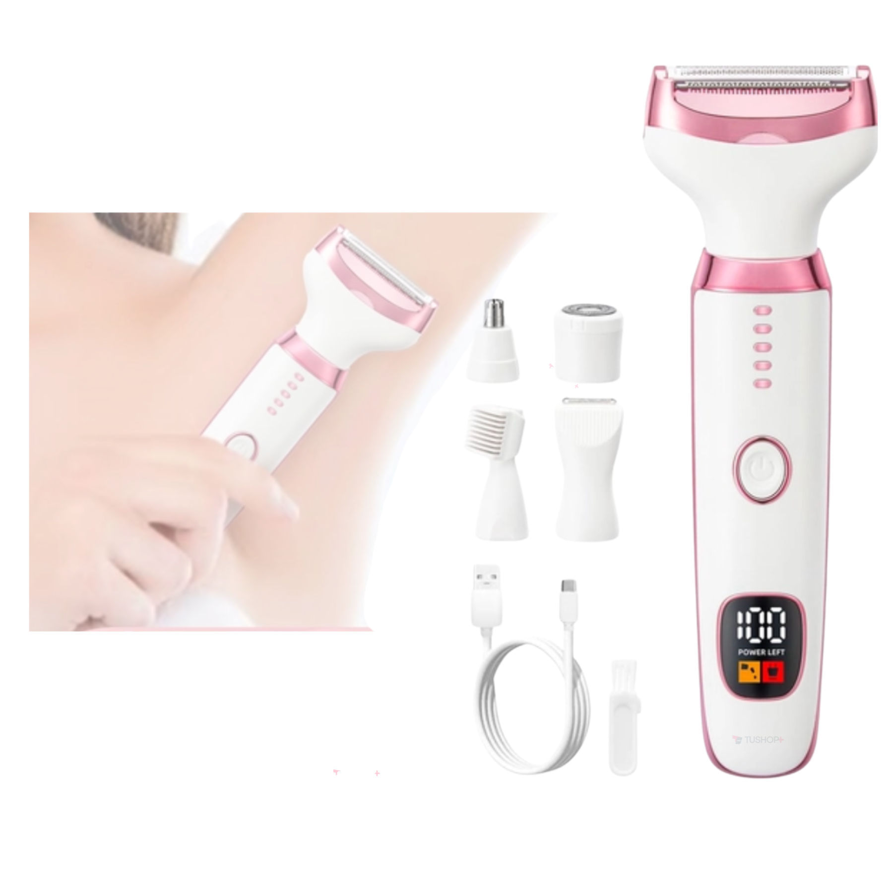 Depiladora Afeitadora Para Damas 5 En 1